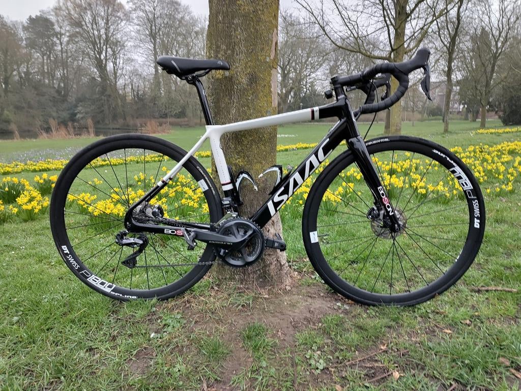 Isaac Boson Di2 Shimano ultegra Disc goed onderhouden, Fietsen en Brommers, Fietsen | Racefietsen, 28 inch, Gebruikt, Carbon, Meer dan 20 versnellingen