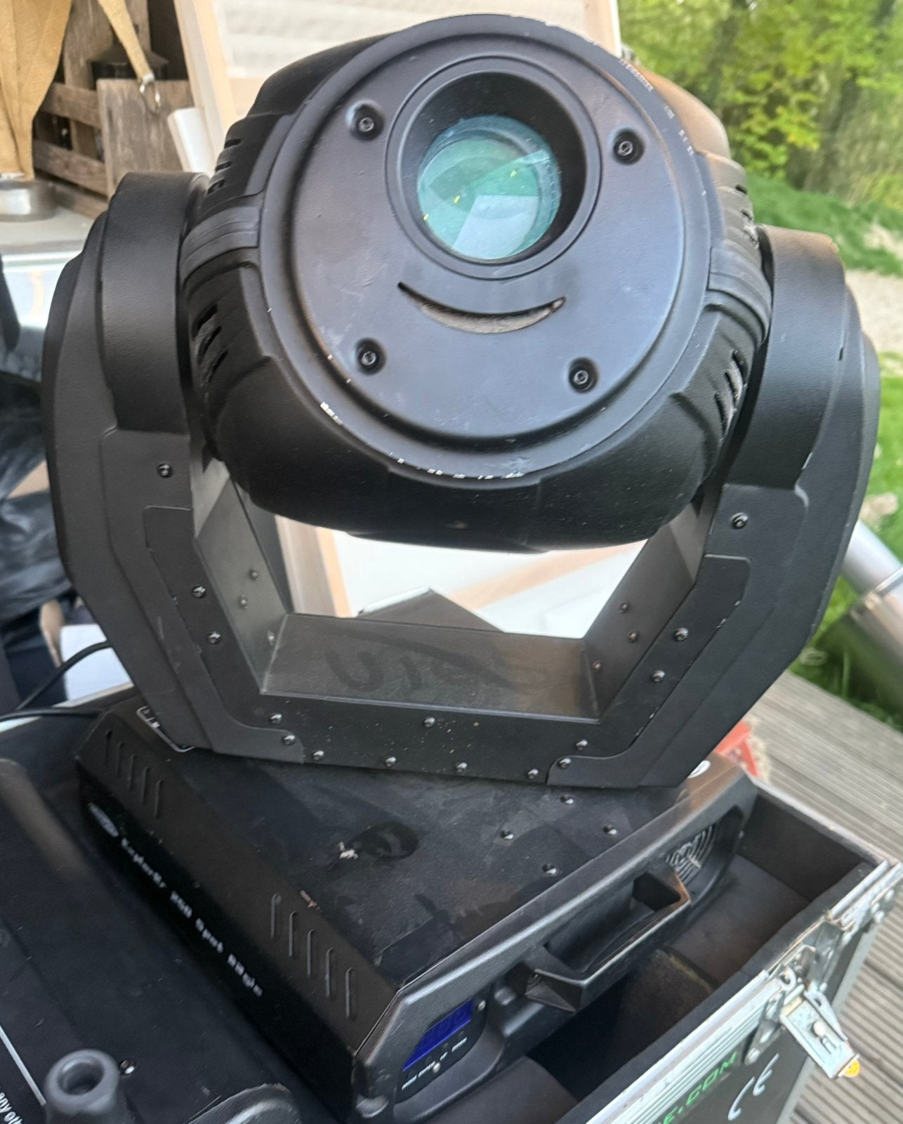 Showtec Explorer 250 Moving Head + flightcase, Muziek en Instrumenten, Ophalen, Gebruikt, Licht