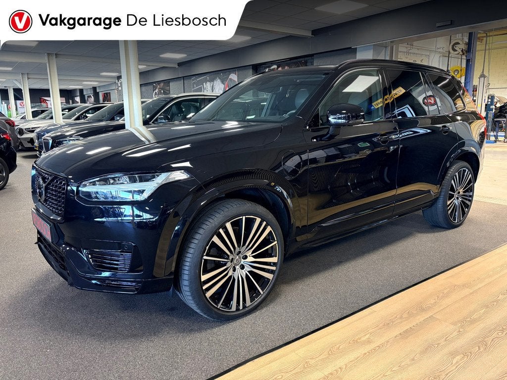 Volvo XC90 2.0 T8 Recharge AWD R-Design Recharge Plus Dark L, Auto's, 12 maanden, Gebruikt, 4 cilinders, 7 stoelen