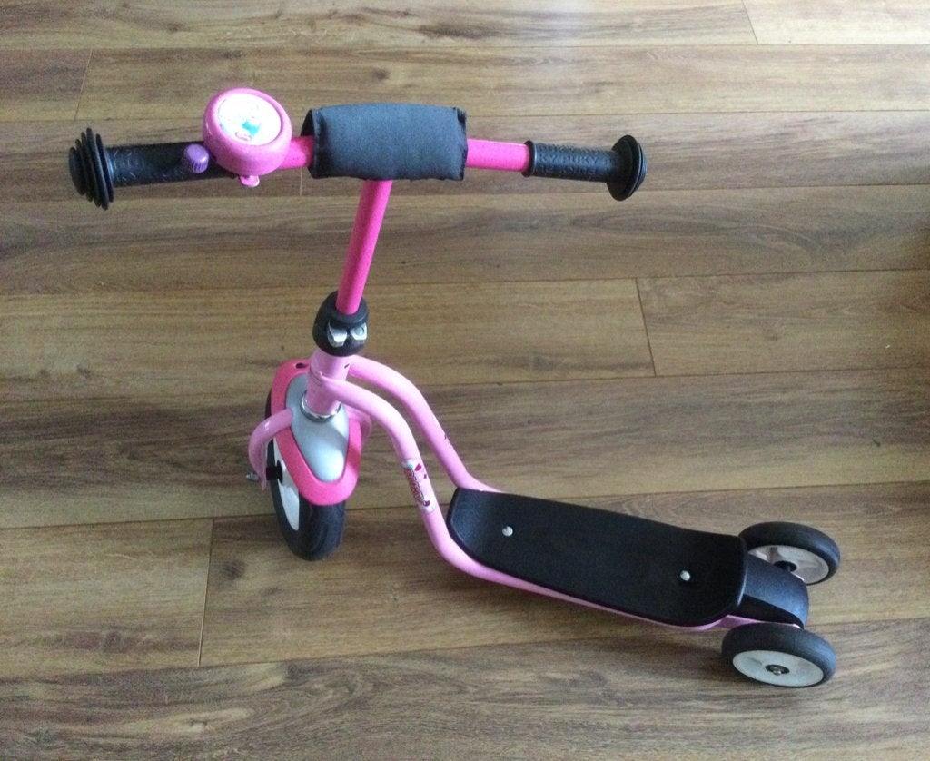 PUKY R1 roze step.  Met 3 wielen Voor stabiliteit., Fietsen en Brommers, Ophalen, Zo goed als nieuw, Overige typen, Puky