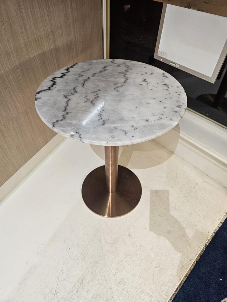 Horeca tafel. Marmer look. Diamater 60 cm. 6 stuks prijs ps, Huis en Inrichting, Tafels | Statafels, Ophalen of Verzenden