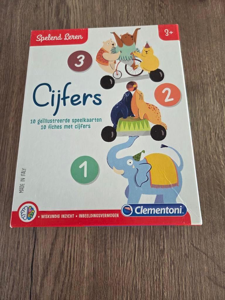 Clementoni Spelend Leren Cijfers - Educatief Spel 3+, Ophalen, Zo goed als nieuw, Rekenen