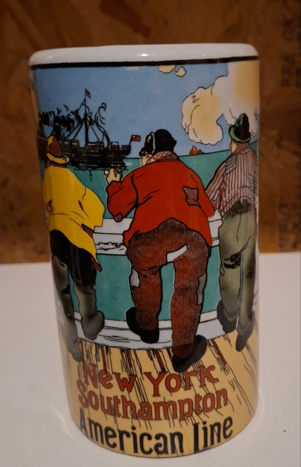 leuk vaasje met print, Antiek en Kunst, Ophalen of Verzenden