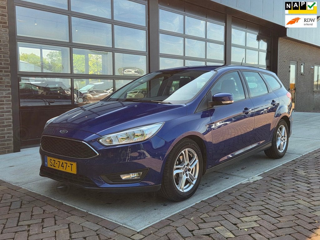 Ford Focus Wagon 1.5 TDCI Lease Edition | Navi | Clima | Cru, Stof, Gebruikt, 4 cilinders, Blauw
