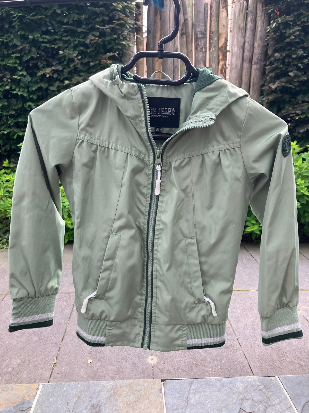 Cars Jeans zomerjas meisje maat 116 lichtgroen, Ophalen of Verzenden, Zo goed als nieuw, Meisje, Jas