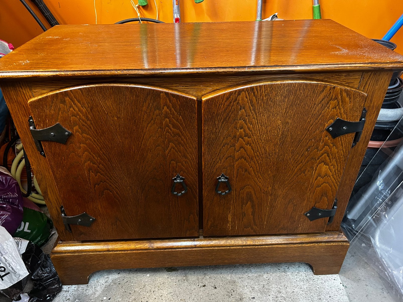 Tv kastje, Huis en Inrichting, Ophalen, Gebruikt, 50 tot 100 cm, Eiken hout