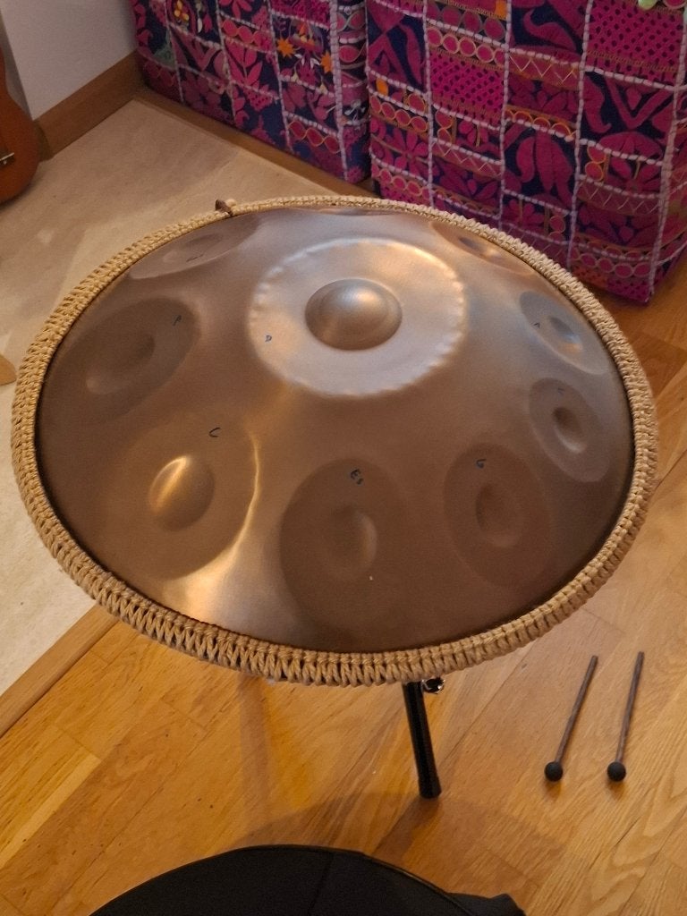 Handpan 10 tonen d mineur, Ophalen, Gebruikt, Melodische percussie