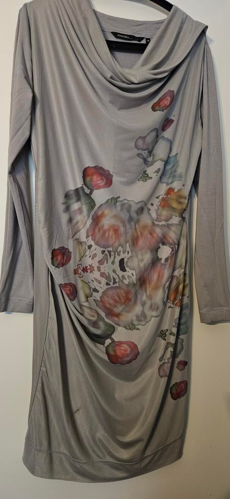 Donna Dura jurk maat 38 met bloemenprint, Maat 38/40 (M), Donna Dura, Ophalen of Verzenden, Zo goed als nieuw