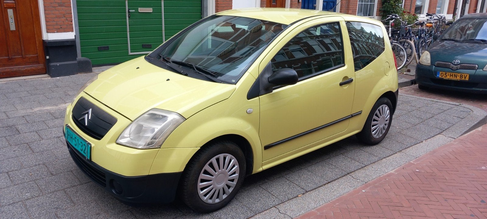 Citroën C2 1.1 2005 NIEUWE APK!! AIRCO!! VASTE PRIJS!!, Auto's, Voorwielaandrijving, 525 kg, Zwart, 4 cilinders