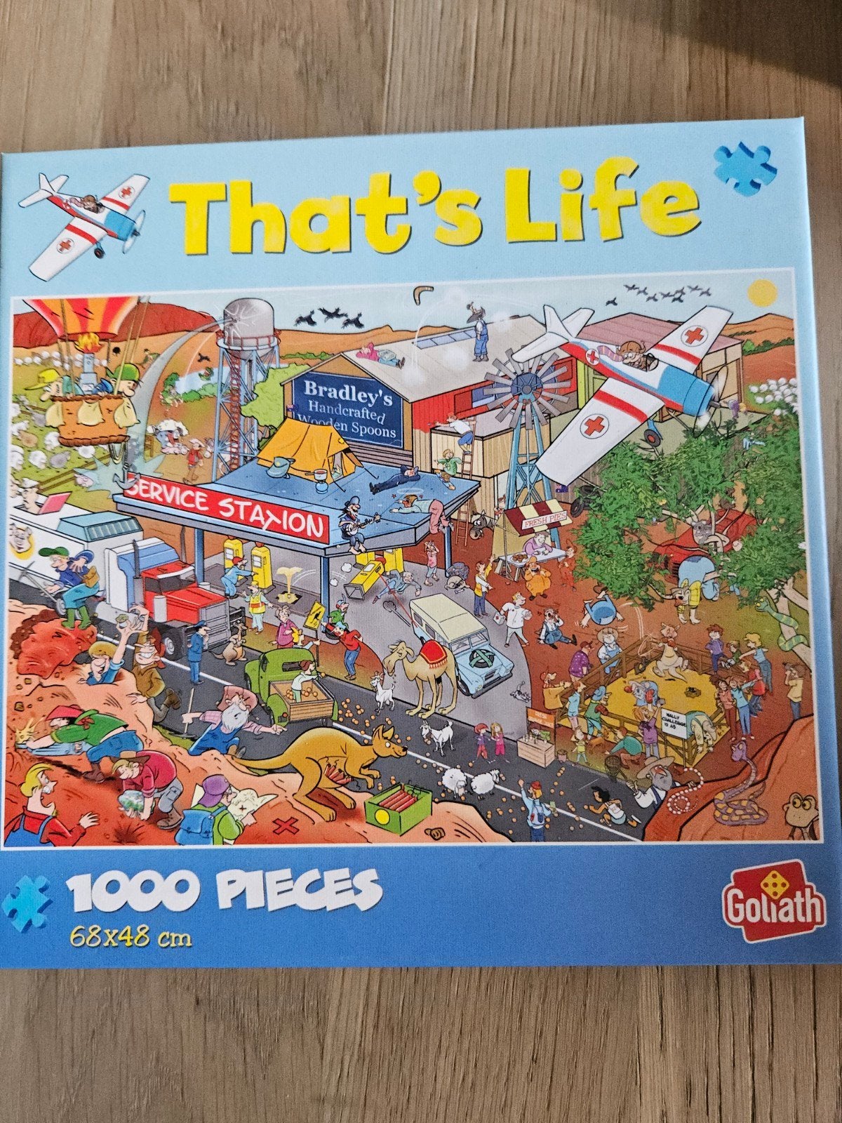 legpuzzels thats life en wacky world,1 of 2 x gelegd, Ophalen, 500 t/m 1500 stukjes, Gebruikt, Legpuzzel