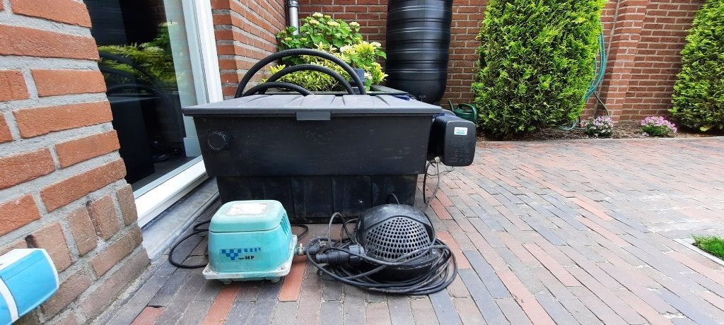 Zuiveringsinstallatie, luchtpomp en waterpomp vijver, Tuin en Terras, Vijvers, Ophalen, Gebruikt