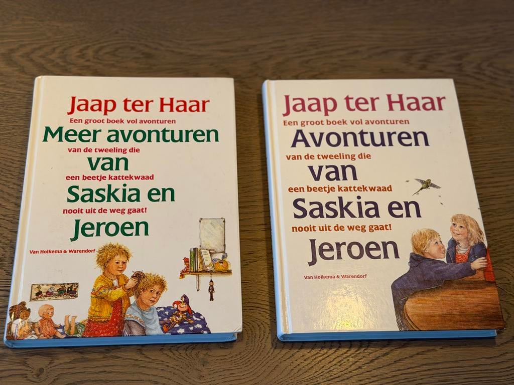 Jaap ter Haar: Avonturen van Saskia en Jeroen (2 boeken), Ophalen of Verzenden, Zo goed als nieuw, Fictie algemeen