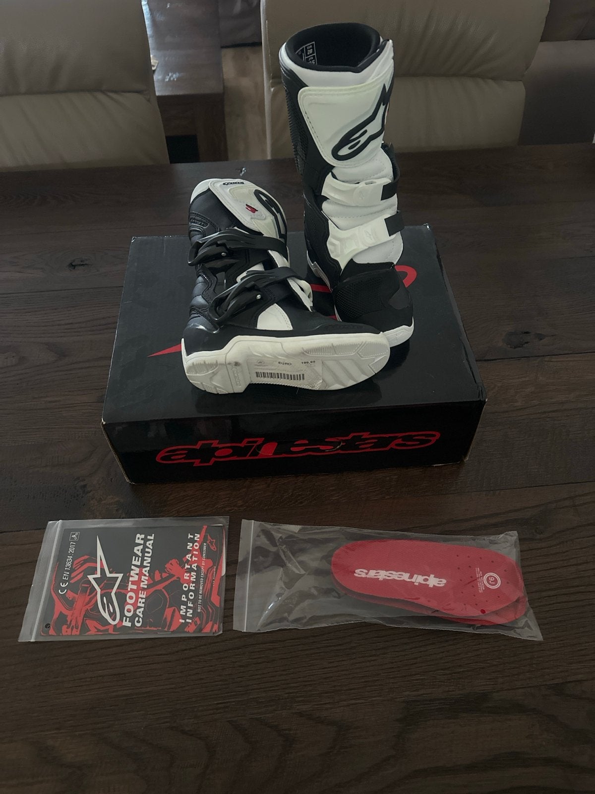 Alpinestars Tech 3S Kids Motorcross Laarzen Zwart/Wit, Ophalen, Nieuw met kaartje, Kinderen, Laarzen