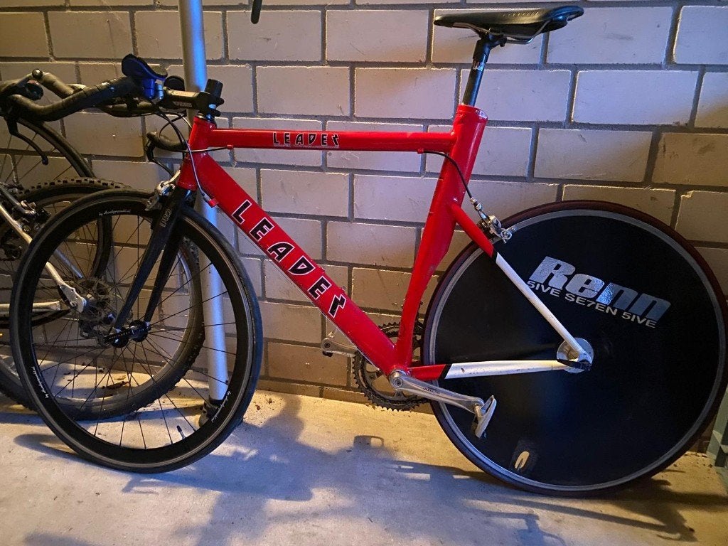 Leader tijdritfiets / TT-bike, Fietsen en Brommers, 28 inch, Gebruikt, Velgrem, Aluminium