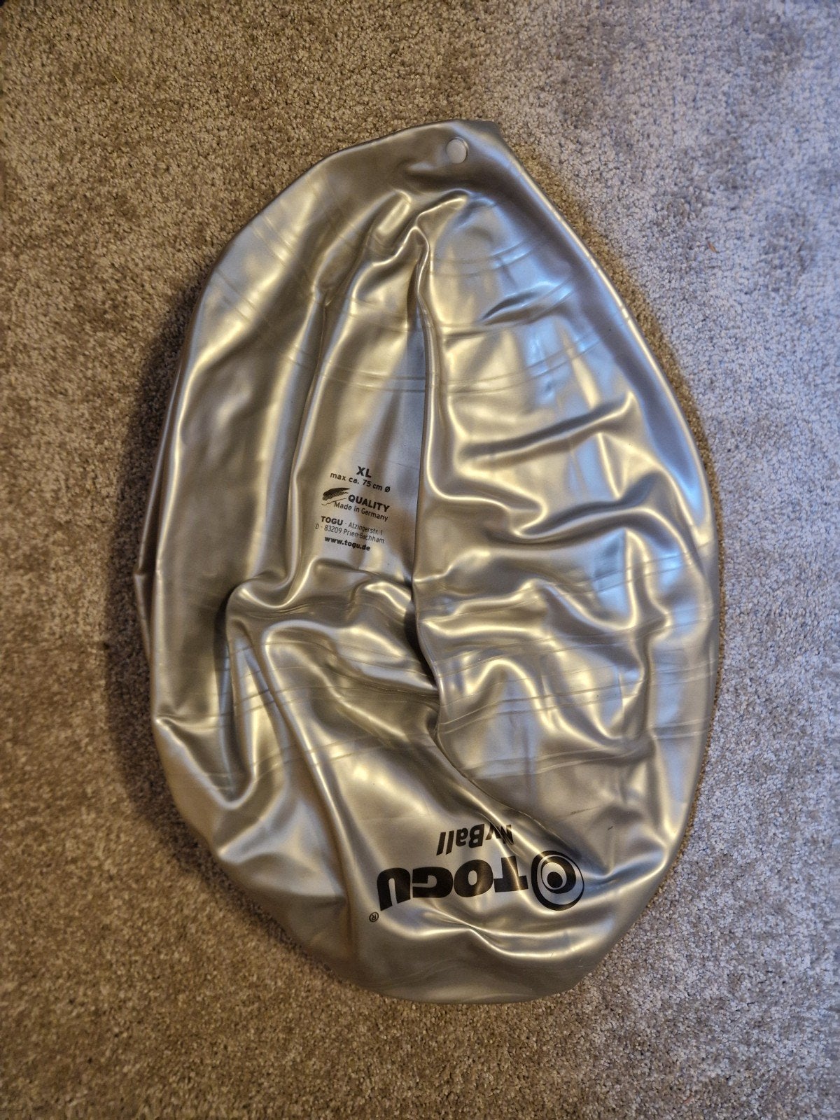 Togu Fitnessbal / zwangerschapsbal XL - 75 cm, Ophalen of Verzenden, Gebruikt, Buik, Fitnessbal