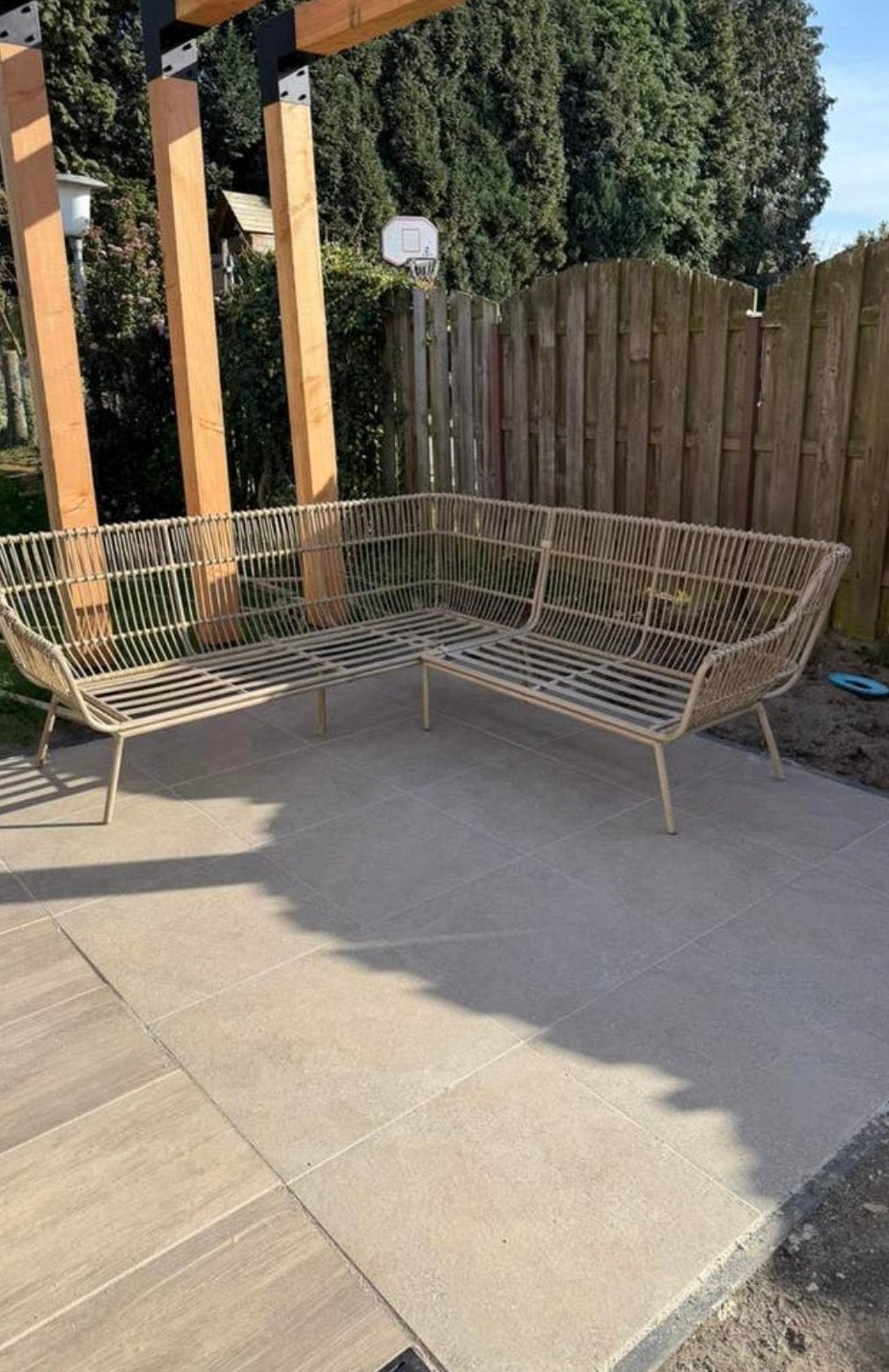 Keramische tegels kleur lime taupe 60x60, Ophalen, Nieuw