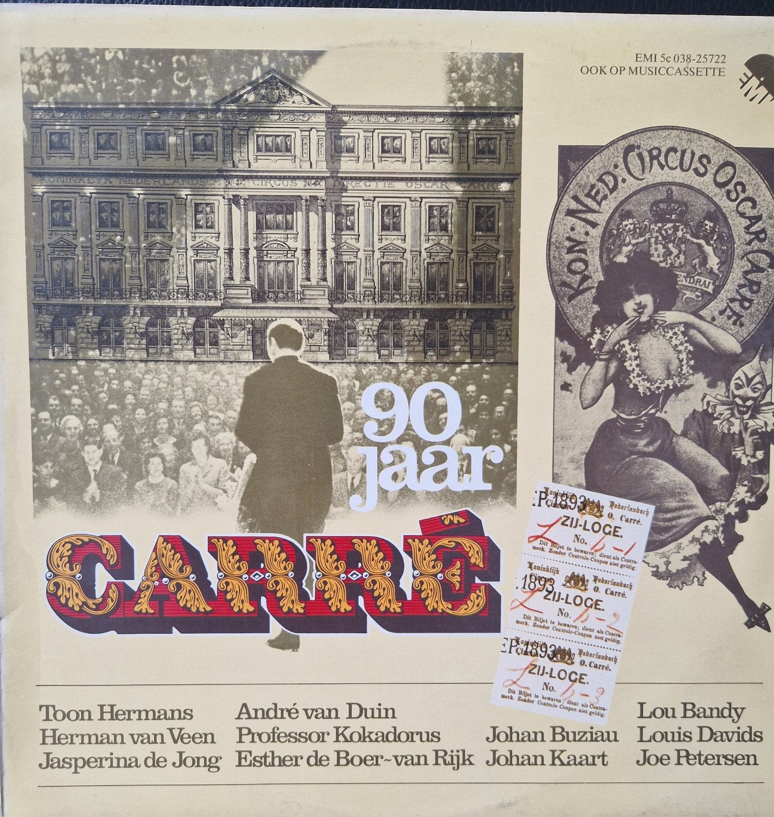 Lp 90 jaar Carré, Ophalen of Verzenden, Gebruikt, Overige formaten, Levenslied of Smartlap