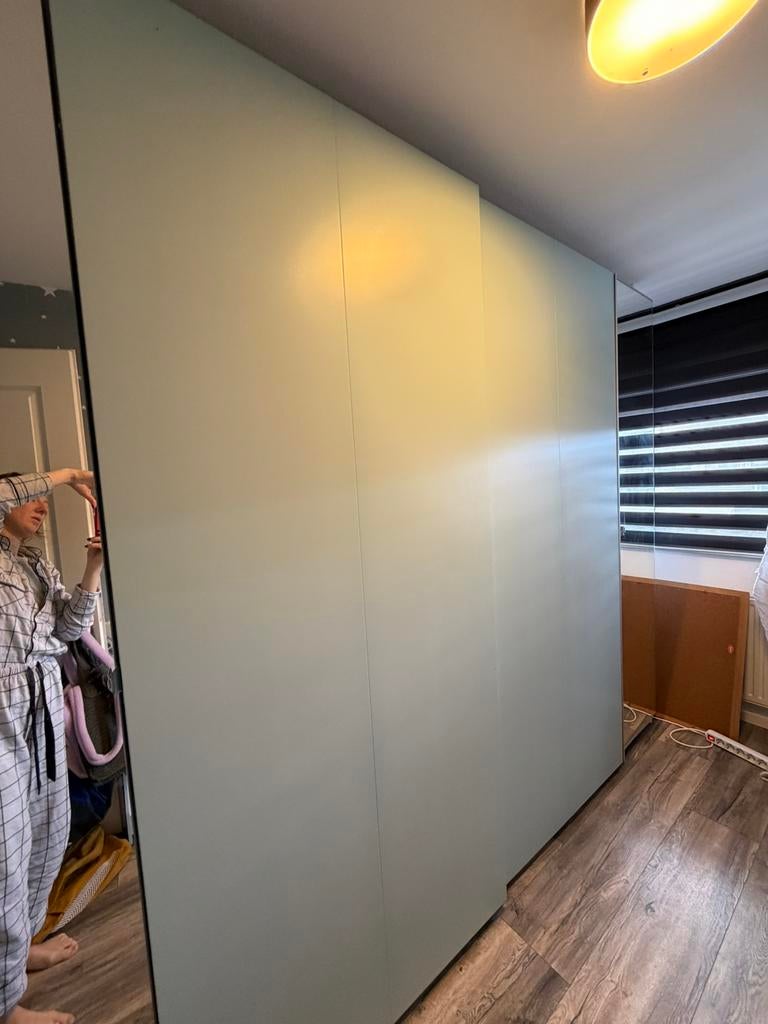 Ikea kledingkasten met schuifdeur en 2 paxkasten met spiegel, Ophalen, 50 tot 100 cm, Zo goed als nieuw, 150 tot 200 cm