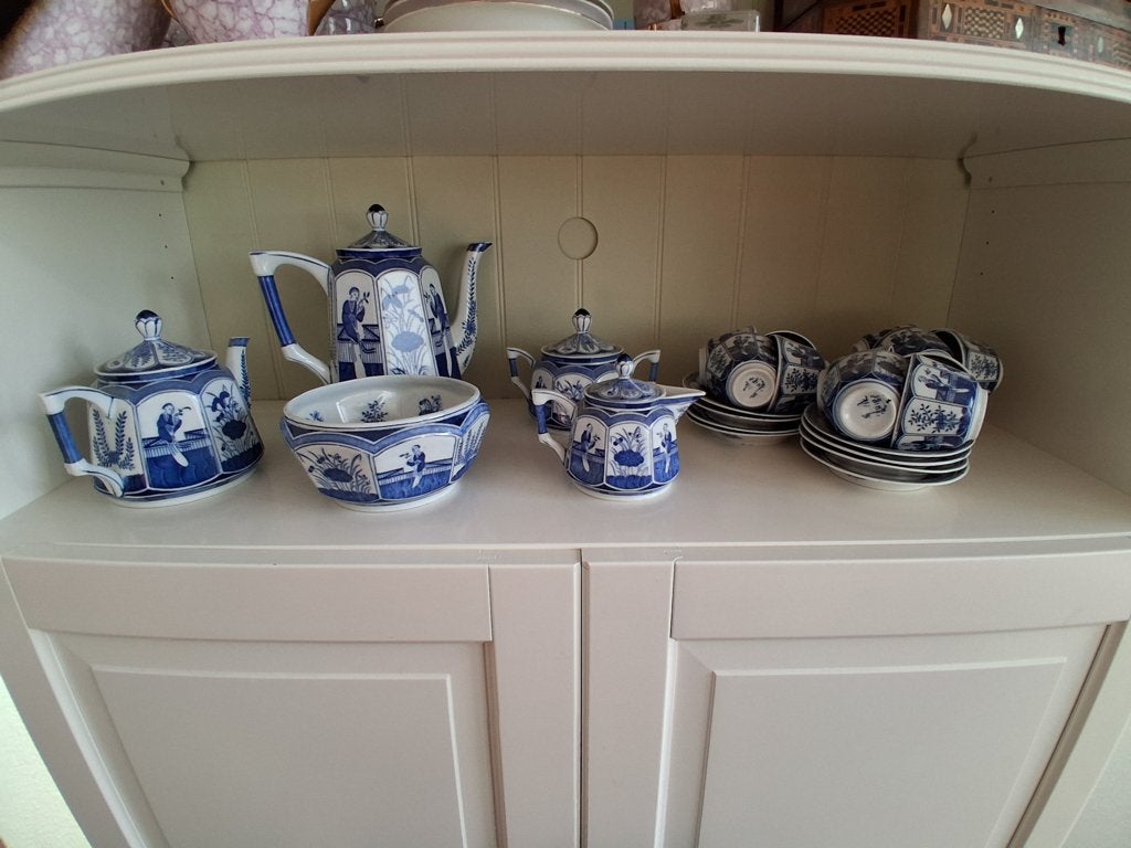 Prachtig Delfts Blauw Servies - Compleet Set, Ophalen of Verzenden, Zo goed als nieuw, Porselein, Compleet servies