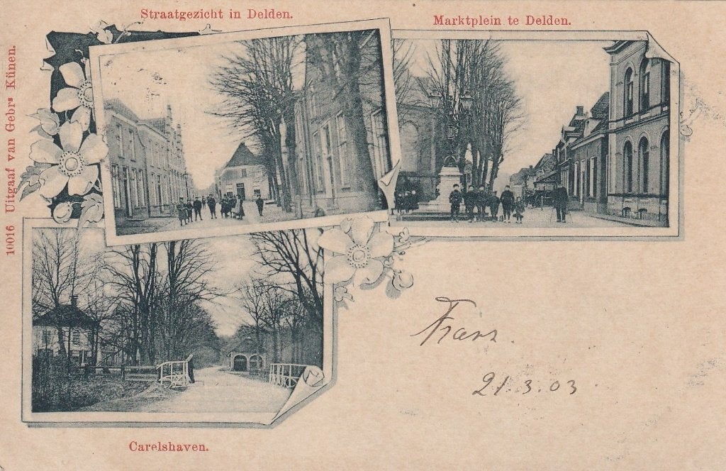 Delden, 1903., Verzenden, Voor 1920, Gelopen, Overijssel