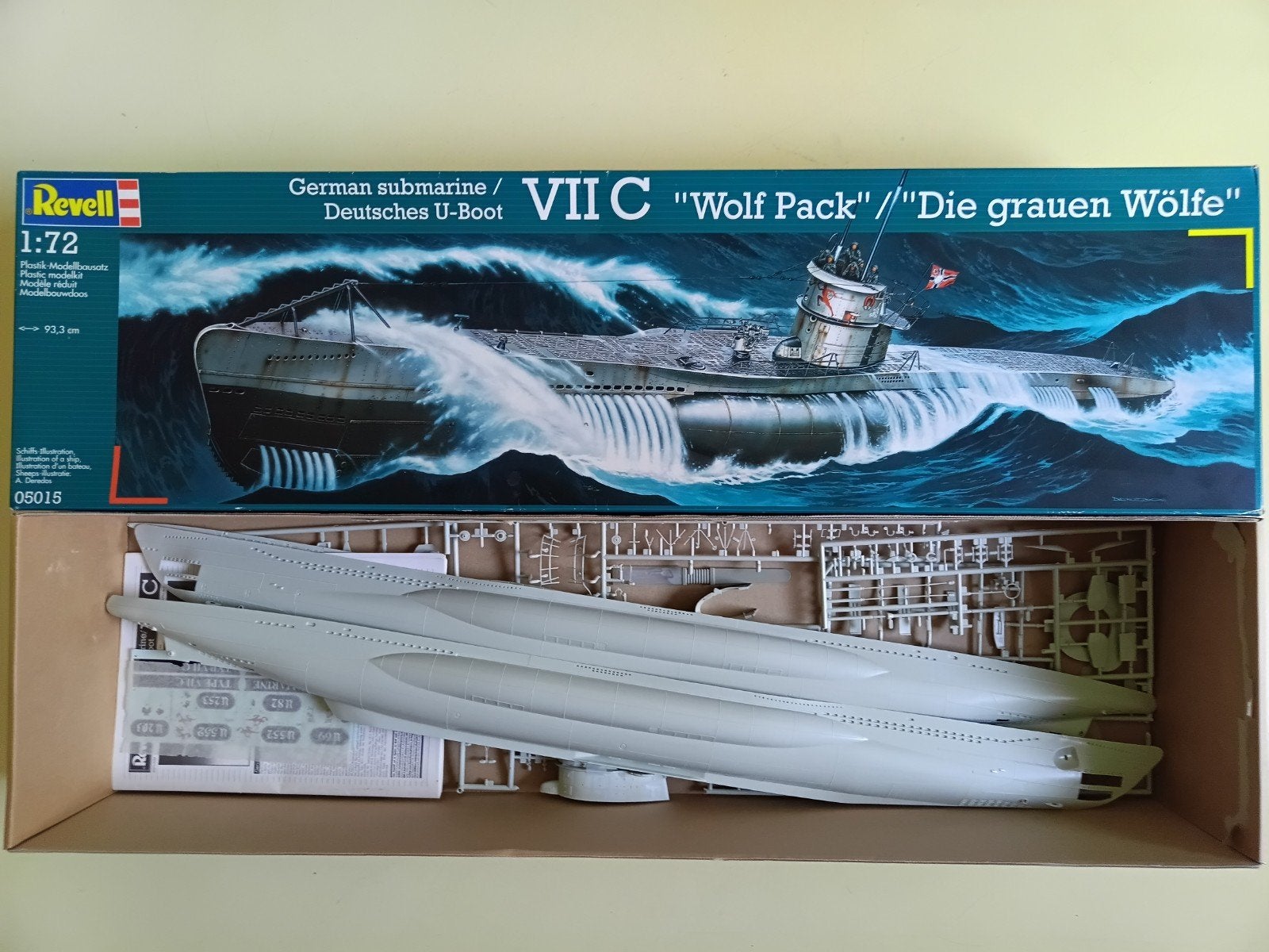 Revell 05015 Duitse U-Boot VII C "Wolf Pack" modelbouw, Ophalen, Gebruikt, Revell