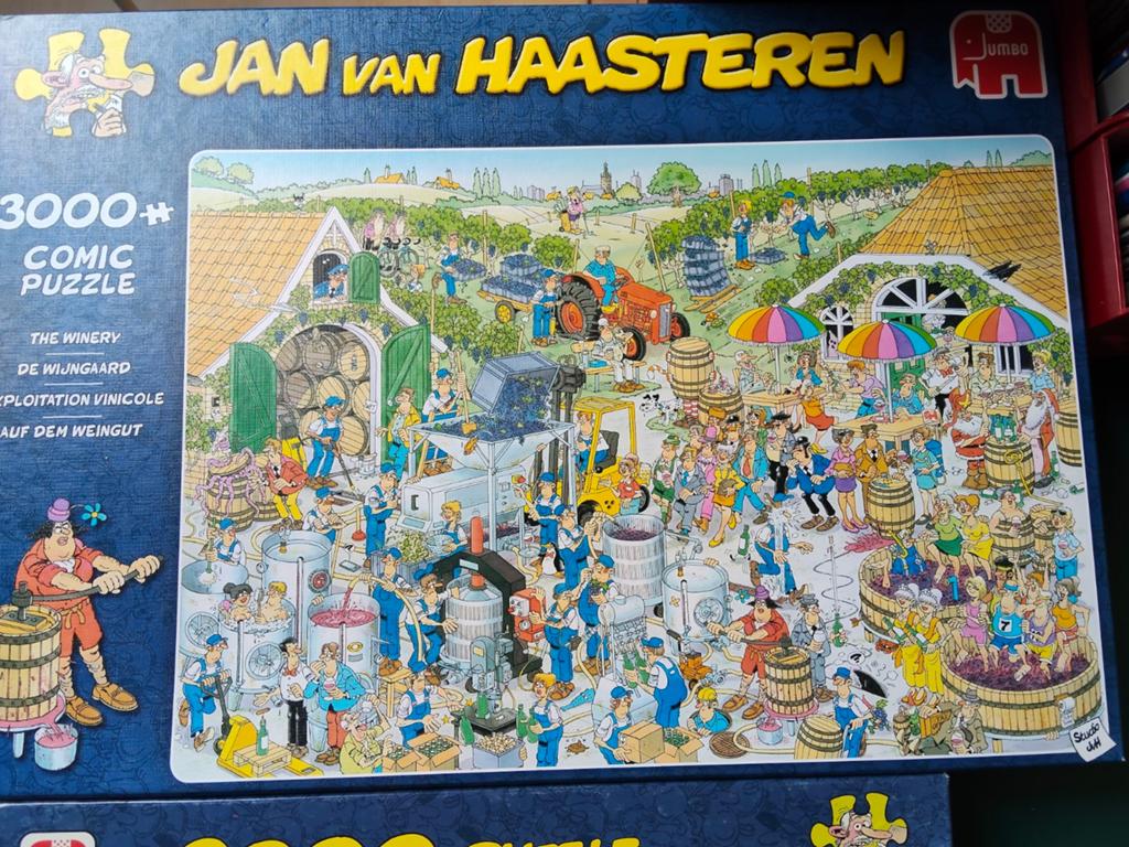 Jan van Haasteren, Ophalen, Meer dan 1500 stukjes, Zo goed als nieuw