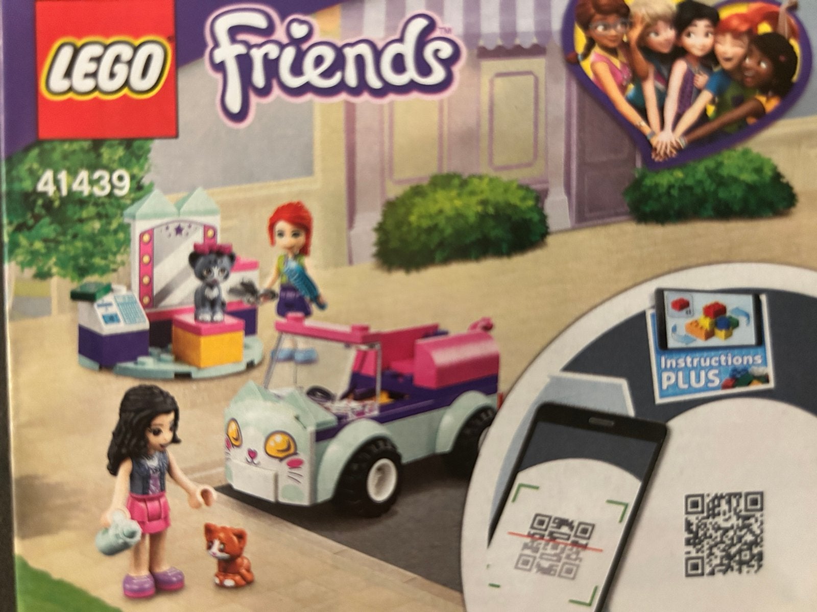 LEGO Friends 41439 Cat Grooming Car - Compleet, Ophalen of Verzenden, Zo goed als nieuw