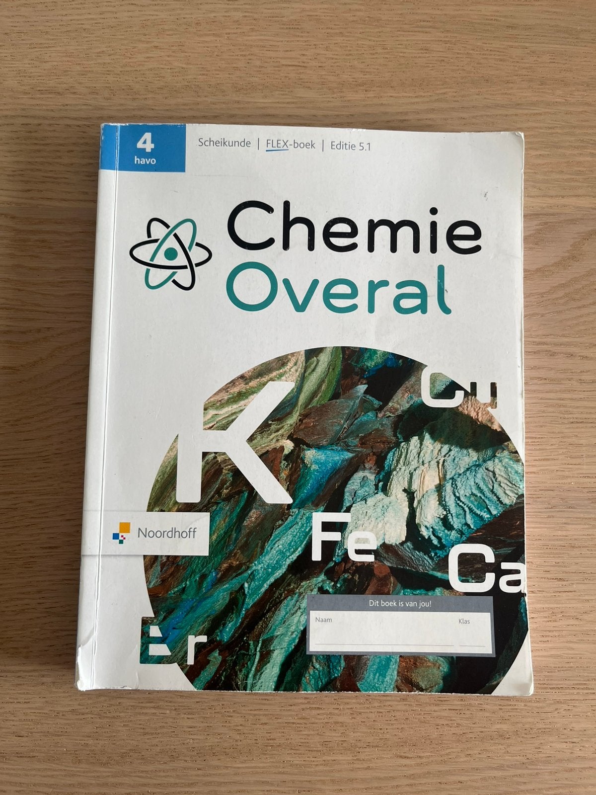 Scheikunde 5 Havo flex boek editie 5.1 chemie overal, Ophalen of Verzenden, Nieuw, HAVO, Scheikunde