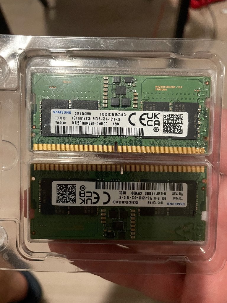 DDR5 RAM for Laptop 16GB 2x8GB