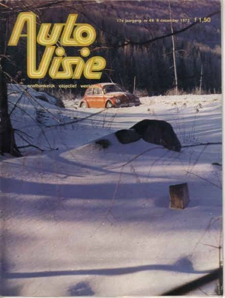 Autovisie 49 1972 : Saab 99 EMS - Toyota Celica Carina, Ophalen of Verzenden, Gelezen, Algemeen