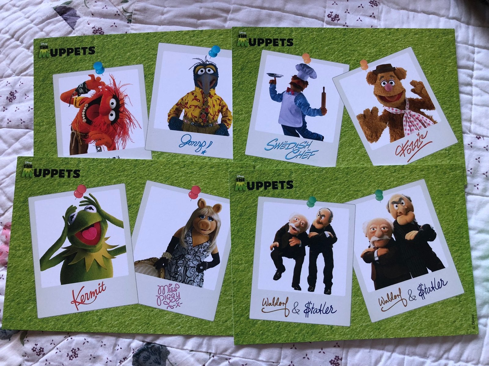 Muppets kaarten AH, 4 stuks, Ophalen of Verzenden, 1980 tot heden