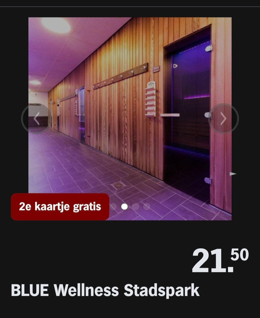 BLUE WELLNESS STADSPARK ♡ 2e kaartje gratis (AH actie), Overige soorten