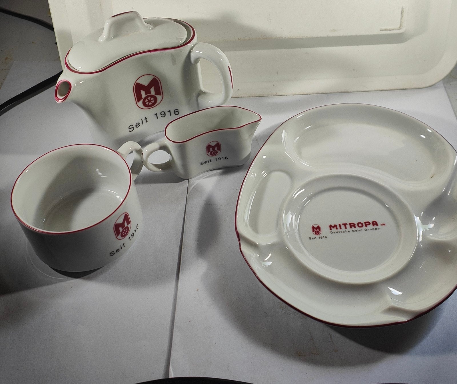 Mitropa-trein vintage  koffie servies, Ophalen of Verzenden, Zo goed als nieuw, Trein, Overige typen