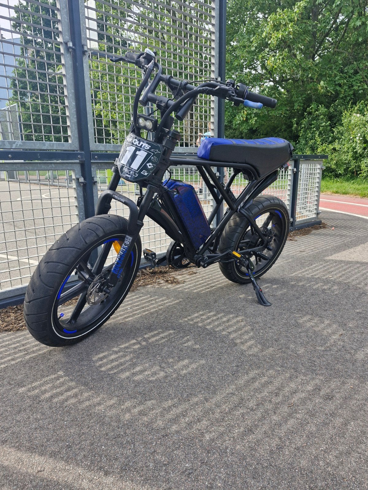Unieke customized H9 fatbike met dubbele gashendel, Fietsen en Brommers, Ophalen of Verzenden