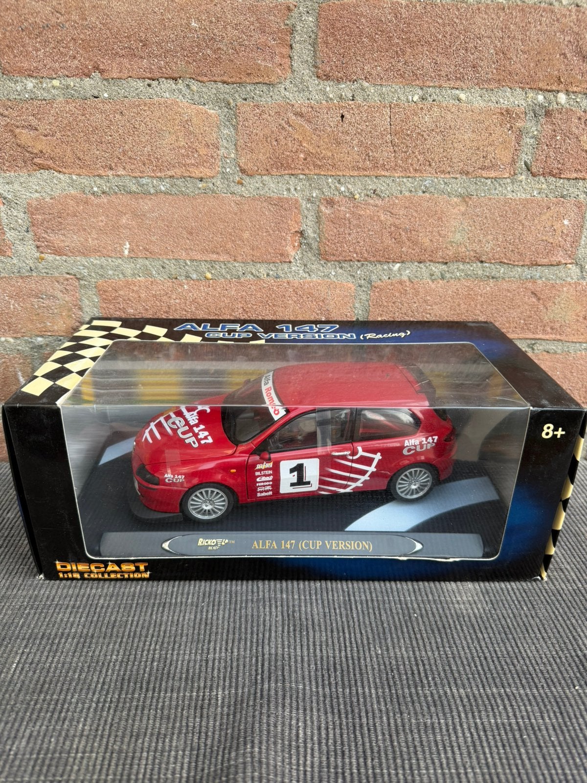 1:18 Ricko Alfa Romeo 147 Cup version …….. 59,50, Hobby en Vrije tijd, Ophalen of Verzenden, Nieuw, Auto, Overige merken