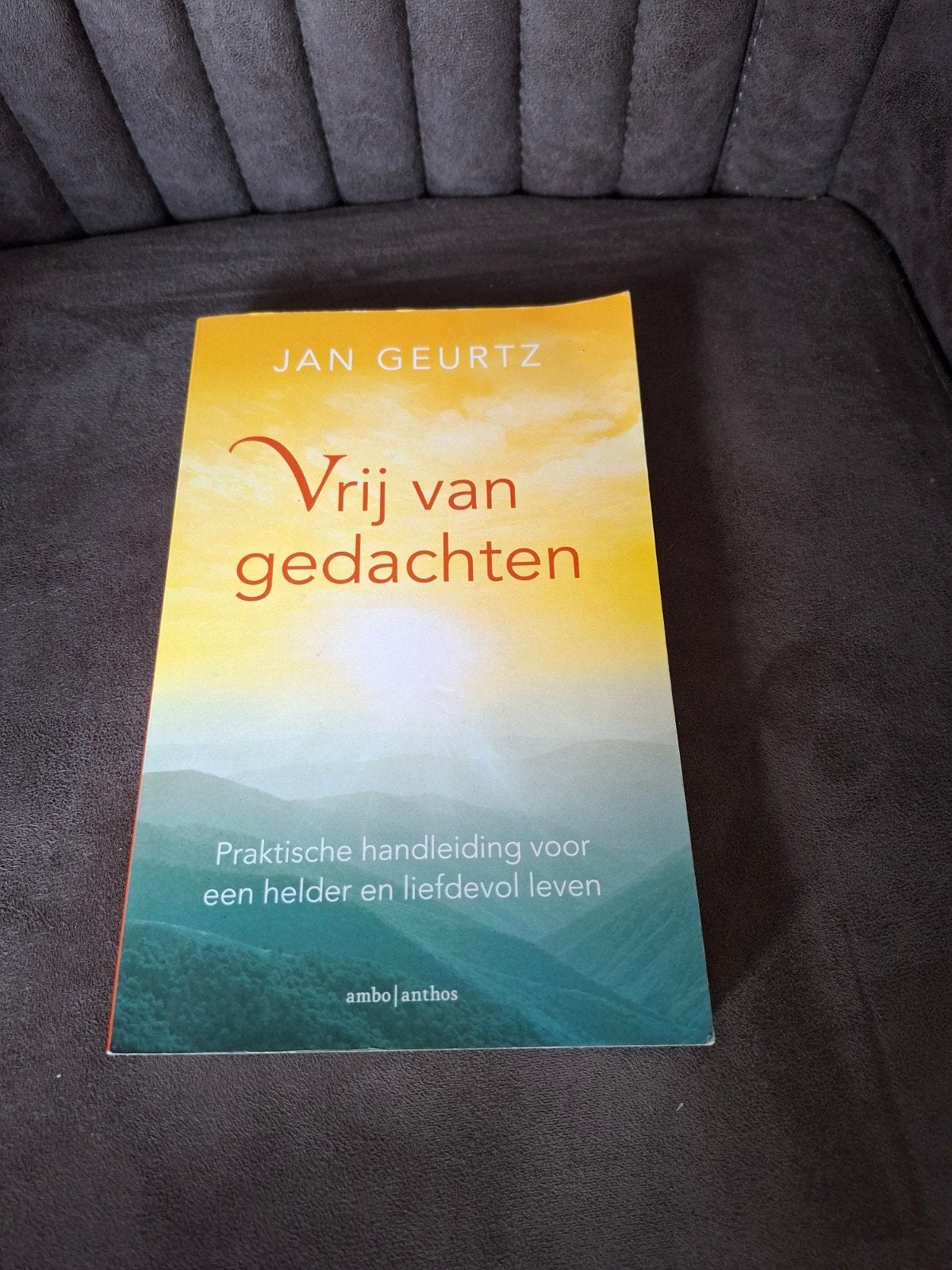 Vrij van gedachten - Jan Geurtz (Zo goed als nieuw), Boeken, Esoterie en Spiritualiteit, Zo goed als nieuw, Instructieboek, Spiritualiteit algemeen