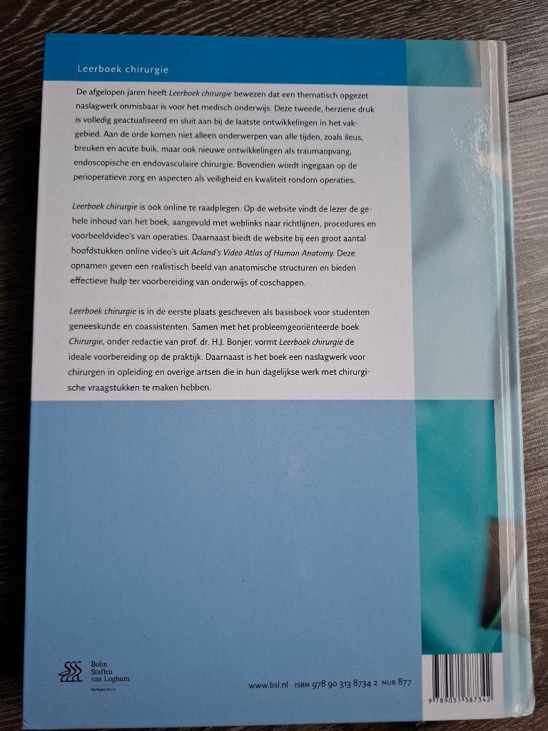 Leerboek chirurgie, Boeken, Ophalen, Beta, Zo goed als nieuw, HBO