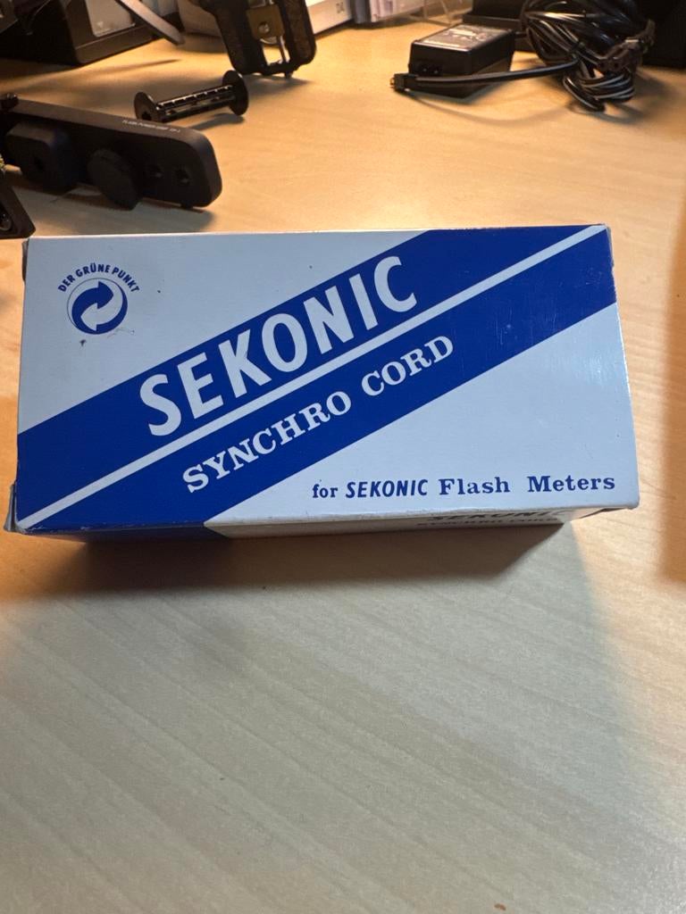Sekonic Synchro Cord voor Flash Meters, Ophalen of Verzenden, Nieuw, Minder dan 2 meter, Overige kabels