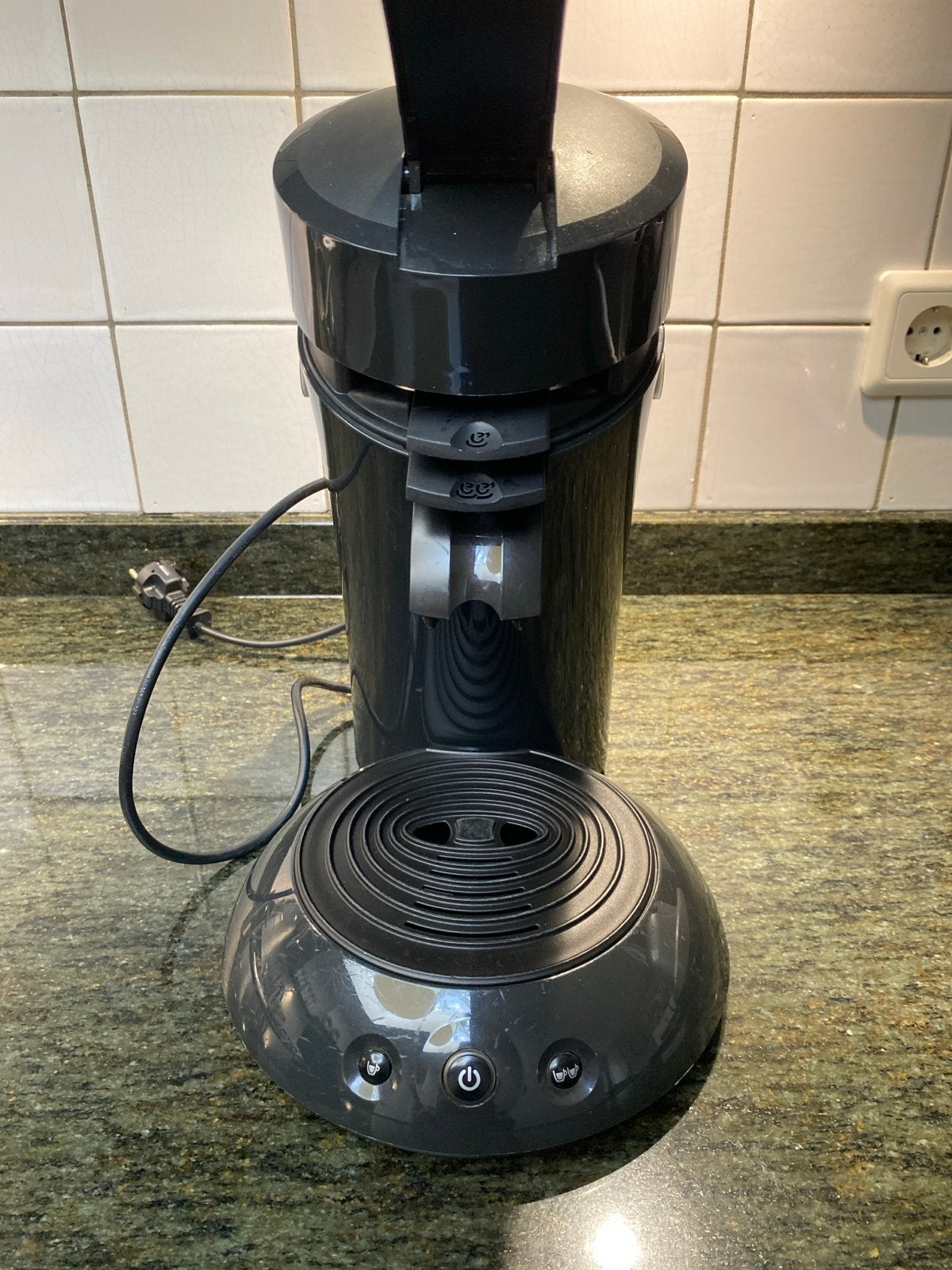 Philips Senseo HD6553 Koffiezetapparaat - Donkergrijs, Witgoed en Apparatuur, Ophalen, Koffiemachine, Zo goed als nieuw, 2 tot 4 kopjes