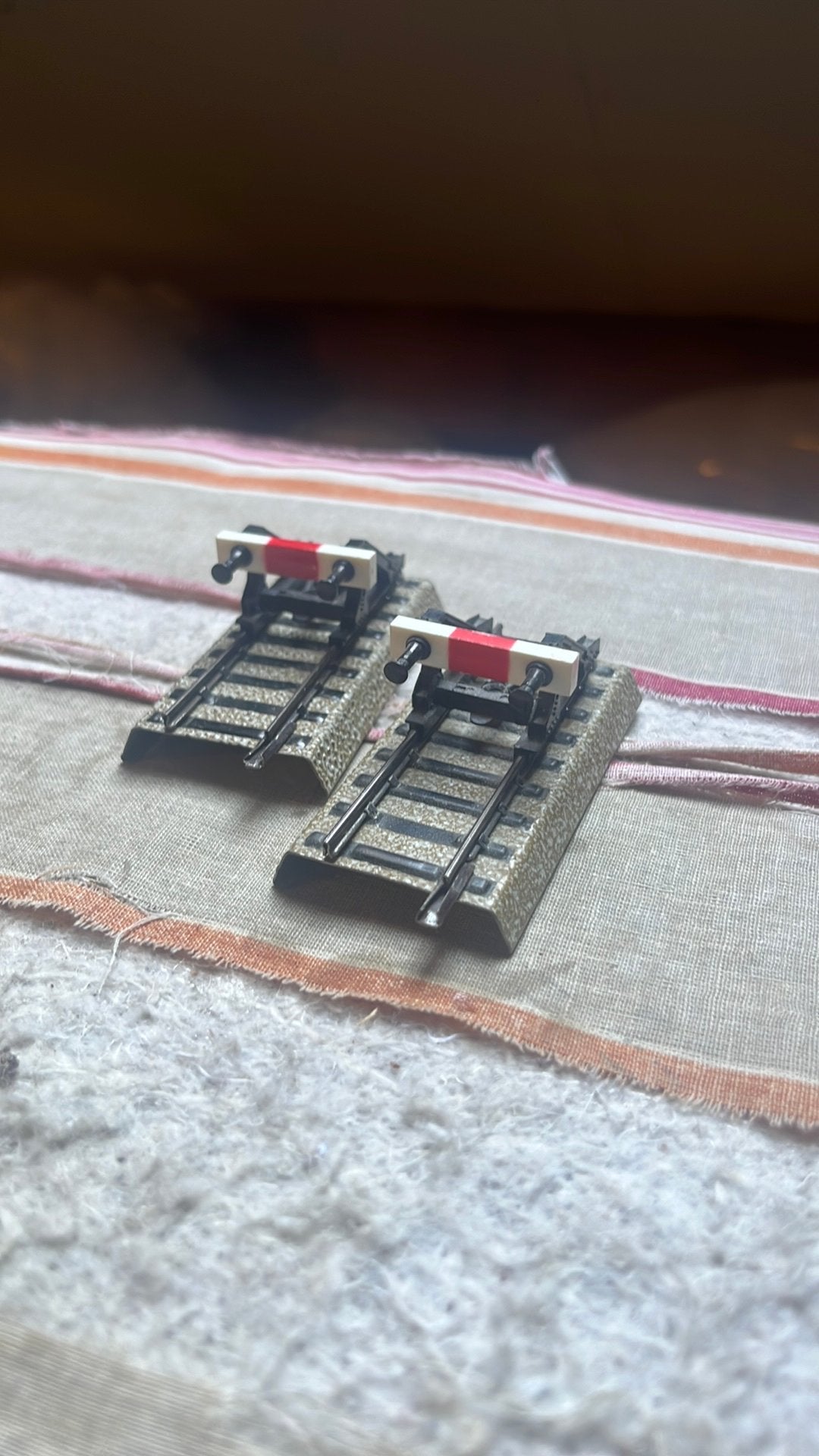 Te koop 2 x stootblok van marklin 7190, Hobby en Vrije tijd, Wisselstroom, Gebruikt, Rails, Ophalen of Verzenden