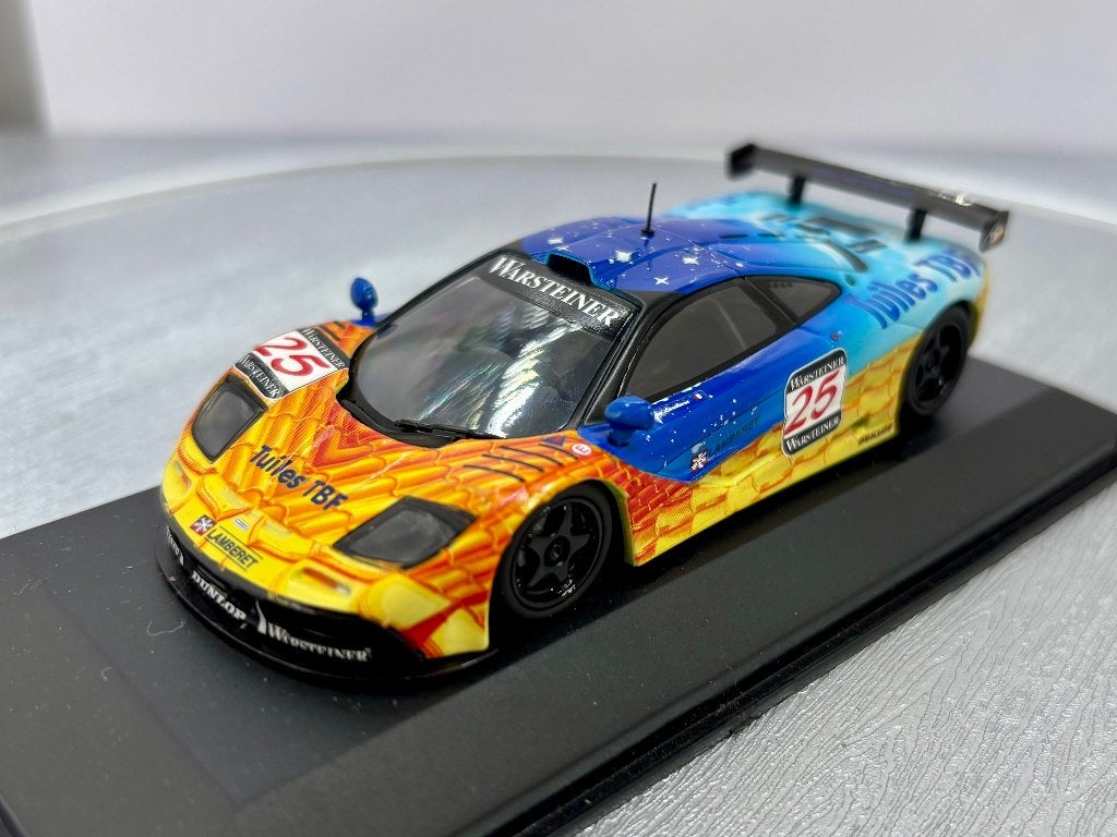 1:43 McLaren F1 GTR nr 25 Tuiles TBF, Hobby en Vrije tijd, Modelauto's | 1:43, Ophalen of Verzenden, Zo goed als nieuw, Auto, MiniChamps