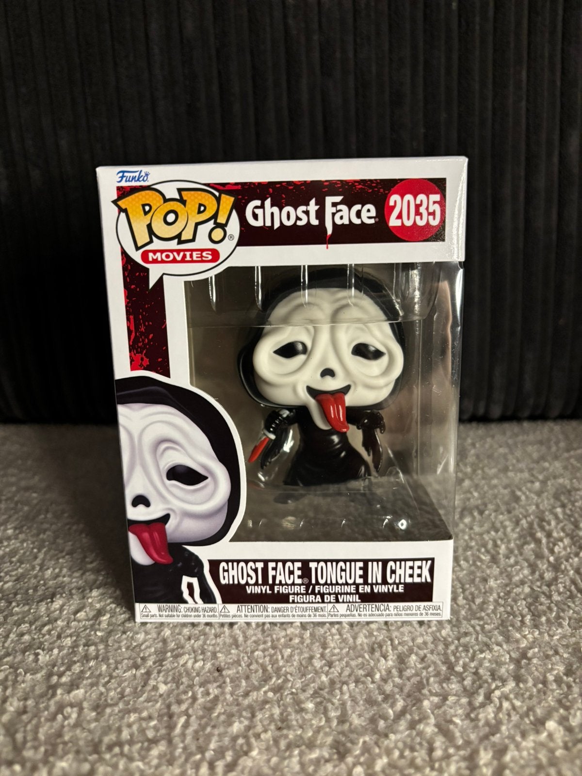 Funko Pop Movies Horror Ghost Face Tongue in Cheek 2035, Verzamelen, Ophalen of Verzenden, Zo goed als nieuw, Support@funko.com