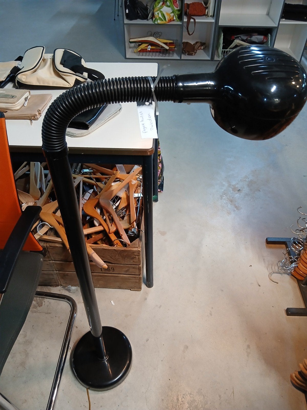 Zwarte Cobra Lamp Fagerhults Zweden, Huis en Inrichting, Ophalen, Gebruikt, Modern, Industrieel, 100 tot 150 cm