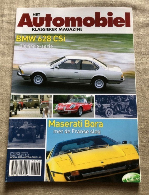 Automobiel: Maserati Bora, BMW E24, CG 1200S, Horch, DKW, Ophalen of Verzenden, Zo goed als nieuw, Algemeen
