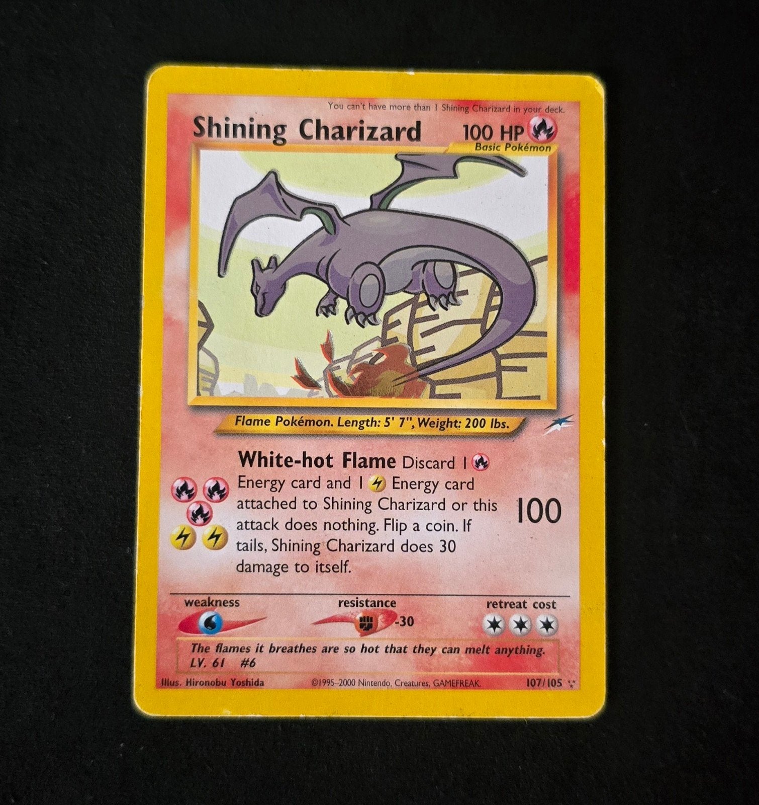Shining charizard, Ophalen of Verzenden, Zo goed als nieuw