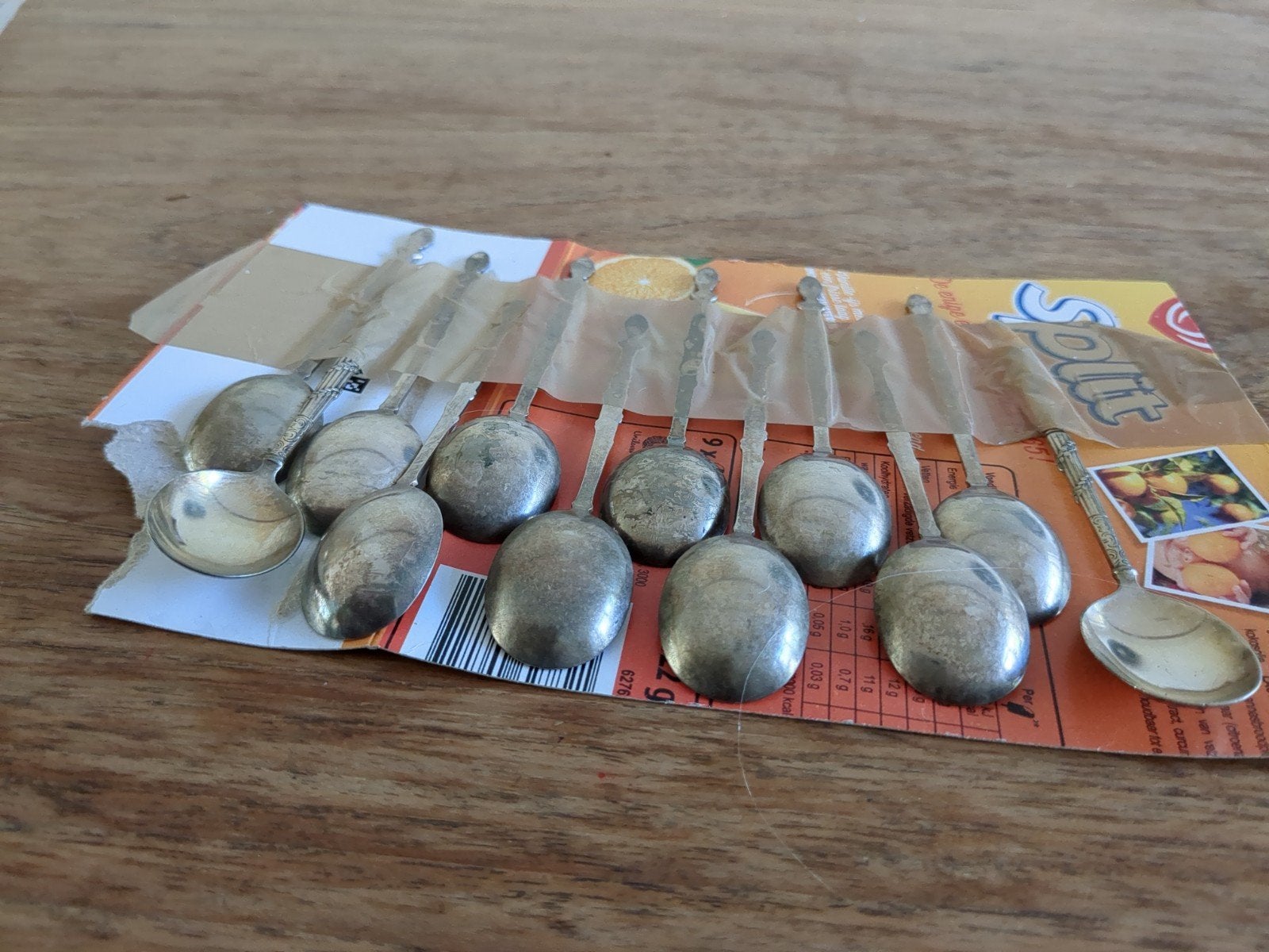 12 theelepeltjes, Ophalen of Verzenden