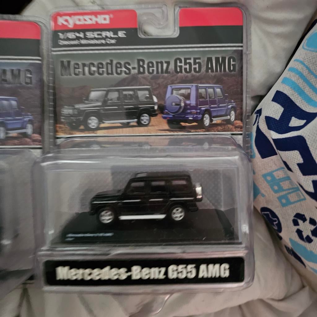 Kyosho Mercedes-Benz G55 AMG schaalmodel (blauw/zwart), Nieuw, Ophalen of Verzenden, Kyosho, Niet gespecificeerd
