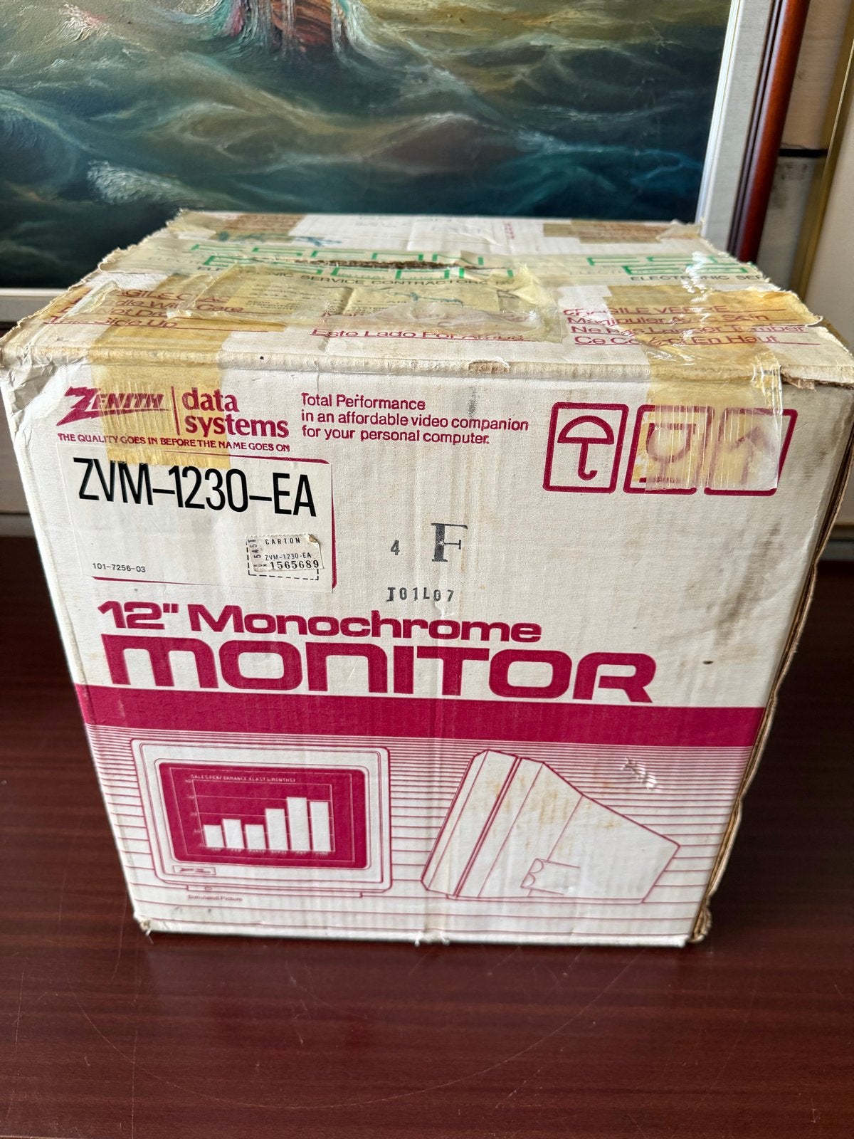 Zenith ZVM-1230-EA 12" Monochroom Monitor (NIB), Computers en Software, Nieuw, Ophalen of Verzenden, Overige typen, Onbekend