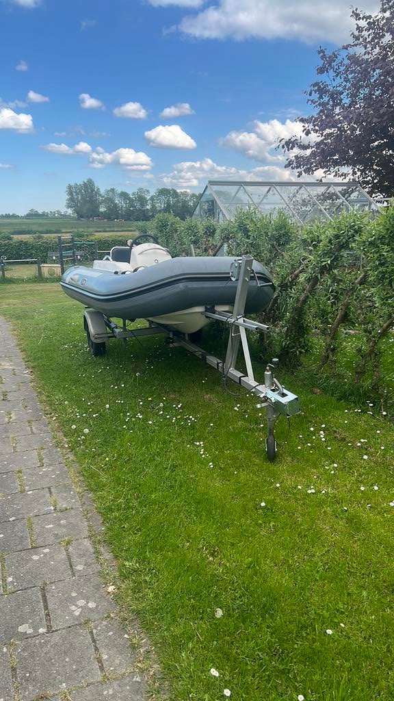 Rib van 3,60 koala, Watersport en Boten, Kussens, Zo goed als nieuw, Buitenboordmotor, Ophalen