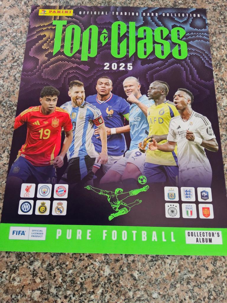 Panini Top Class 2025 Cards, Verzenden, Zo goed als nieuw, Buitenlandse clubs, Poster, Plaatje of Sticker